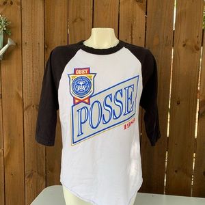 Y2K Posse OBEY raglan sleeve shirt size Medium.